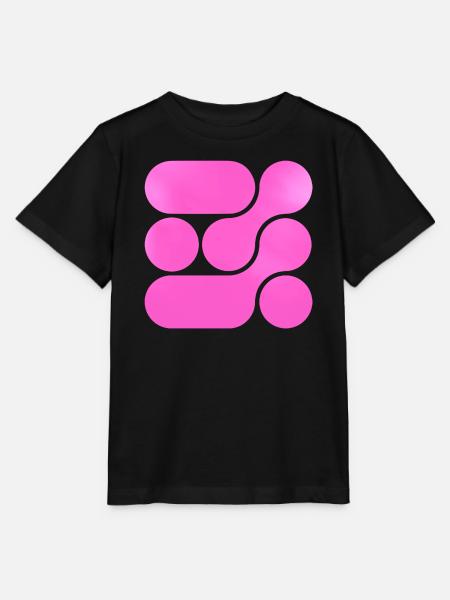 OCHOOO - Hard PInk - Stanley/Stella Kinder T-Shirt MINI CREATOR - Schwarz