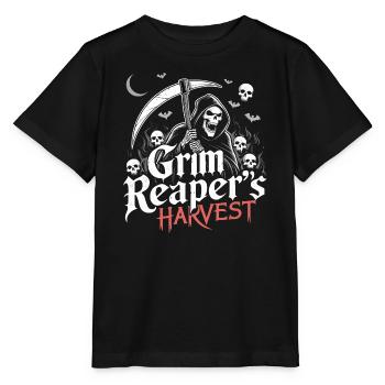 Gloomy Harvest Reaper - Stanley/Stella MINI CREATOR Kids’ T-Shirt - black - Front - Mikhail (115cm)