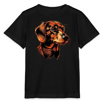 Dachshund, Dachshund, Miniature Dachshund, Dachshund Club, Dachshund - Stanley/Stella MINI CREATOR Kids’ T-Shirt - black - Front - Mikhail (115cm)