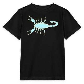 Imperial Scorpion Ultraviolet Glow - Stanley/Stella MINI CREATOR Kids’ T-Shirt - black - Front - Mikhail (115cm)