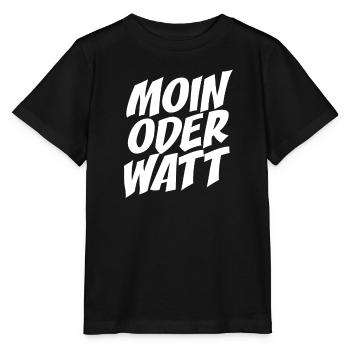 Moin ou Watt Ruhrgebiet Ruhrpott Hamburg Moin - T-shirt bio MINI CREATOR Stanley/Stella Enfant - noir - Devant - Mikhail (115cm)