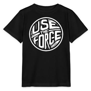 Utilisez la force 2 (sombre) - T-shirt bio MINI CREATOR Stanley/Stella Enfant - noir - Devant - Mikhail (115cm)