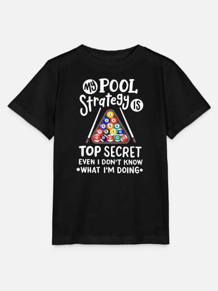 Billardspieler Billard - Stanley/Stella Kinder T-Shirt MINI CREATOR - Schwarz