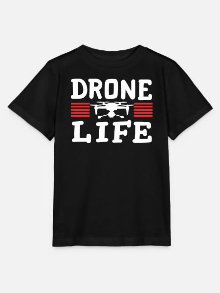Drohnenpilot RC FPV Quadrocopter - Stanley/Stella Kinder T-Shirt MINI CREATOR - Schwarz