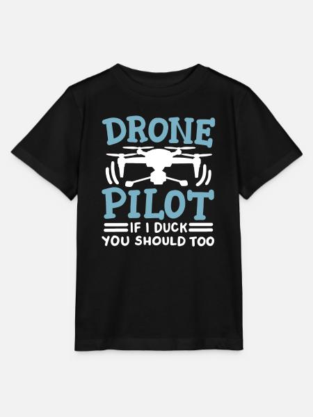 Drohnenpilot Drohne - Stanley/Stella Kinder T-Shirt MINI CREATOR - Schwarz