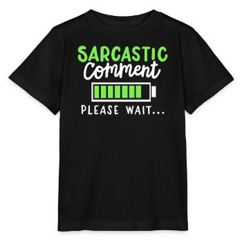 sarkastisch lustig Sarkasmus - Stanley/Stella Kinder T-Shirt MINI CREATOR  - Schwarz - Vorne - Mikhail (115cm)