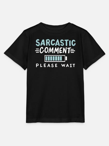 sarkastischer Humor Sarkasmus - Stanley/Stella Kinder T-Shirt MINI CREATOR - Schwarz