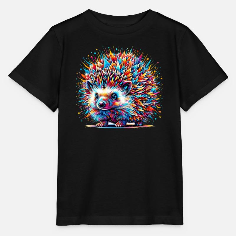 Hérisson - T-shirt bio MINI CREATOR Stanley/Stella Enfant - noir