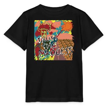 Faites confiance au processus - T-shirt bio MINI CREATOR Stanley/Stella Enfant - noir - Devant - Mikhail (115cm)
