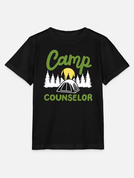 Camping Camp-Betreuer - Stanley/Stella Kinder T-Shirt MINI CREATOR  - Schwarz