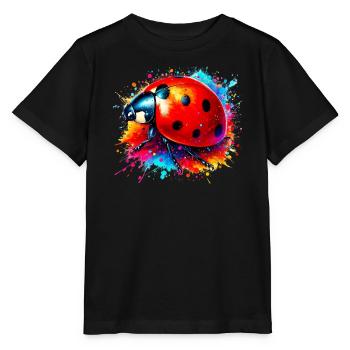 Coccinelle - T-shirt bio MINI CREATOR Stanley/Stella Enfant - noir - Devant - Mikhail (115cm)