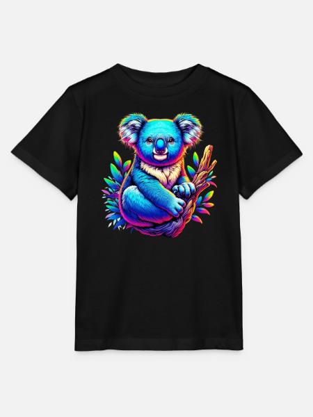 Koala - Stanley/Stella Kinder T-Shirt MINI CREATOR  - Schwarz