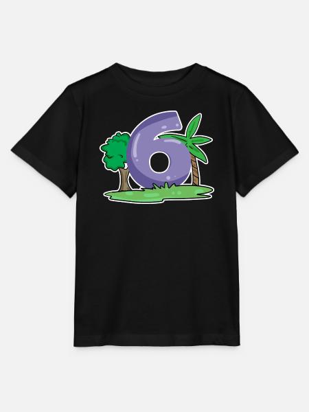 Nummer 6 Muster - Stanley/Stella Kinder T-Shirt MINI CREATOR - Schwarz