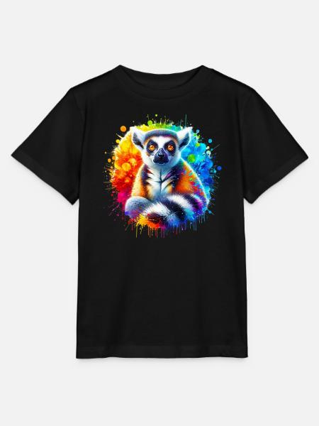 Lemur - Stanley/Stella Kinder T-Shirt MINI CREATOR  - Schwarz