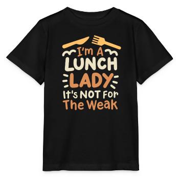 Mittagessen Schule Cafeteria Crew - Stanley/Stella Kinder T-Shirt MINI CREATOR  - Schwarz - Vorne - Mikhail (115cm)