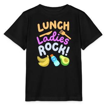 Mittagessen Damen Schule - Stanley/Stella Kinder T-Shirt MINI CREATOR  - Schwarz - Vorne - Mikhail (115cm)