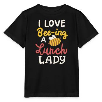 Mittagessen Schulcafeteria - Stanley/Stella Kinder T-Shirt MINI CREATOR  - Schwarz - Vorne - Mikhail (115cm)