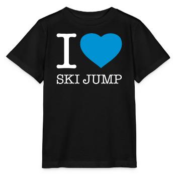 J’AIME LE SAUT À SKI Saut à ski - T-shirt bio MINI CREATOR Stanley/Stella Enfant - noir - Devant - Mikhail (115cm)