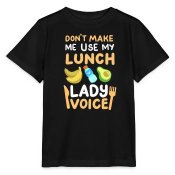 Mittagessen Schule Cafeteria Crew - Stanley/Stella Kinder T-Shirt MINI CREATOR  - Schwarz - Vorne - Mikhail (115cm)