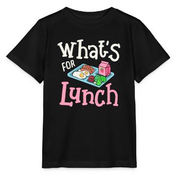 Mittagessen Cafeteria Crew - Stanley/Stella Kinder T-Shirt MINI CREATOR  - Schwarz - Vorne - Mikhail (115cm)