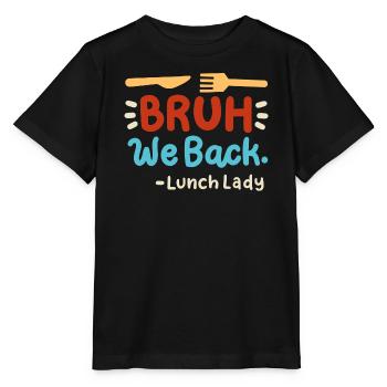 Mittagessen Zurück zur Schule - Stanley/Stella Kinder T-Shirt MINI CREATOR  - Schwarz - Vorne - Mikhail (115cm)