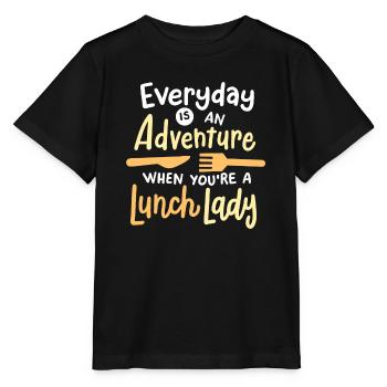 Schule Mittagessen Cafeteria Damen - Stanley/Stella Kinder T-Shirt MINI CREATOR  - Schwarz - Vorne - Mikhail (115cm)