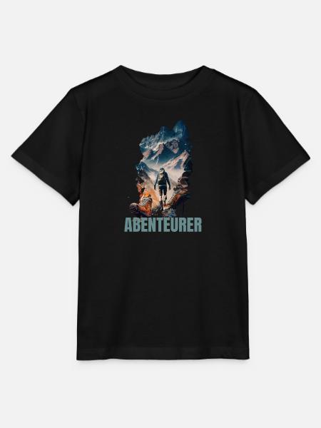 Abenteurer - Stanley/Stella Kinder T-Shirt MINI CREATOR - Schwarz