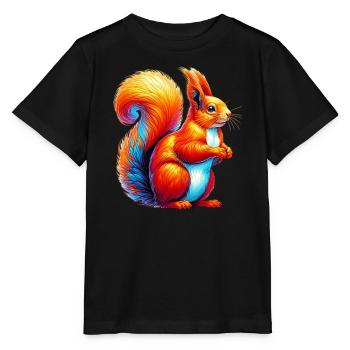 Squirrel - Stanley/Stella MINI CREATOR Kids’ T-Shirt - black - Front - Mikhail (115cm)