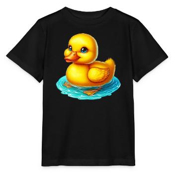 Caneton Canard Canard Canard - T-shirt bio MINI CREATOR Stanley/Stella Enfant - noir - Devant - Mikhail (115cm)