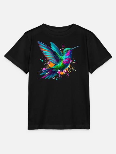 Kolibri - Stanley/Stella Kinder T-Shirt MINI CREATOR  - Schwarz