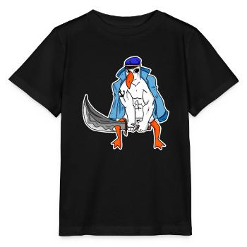 Muscles de la mouette - T-shirt bio MINI CREATOR Stanley/Stella Enfant - noir - Devant - Mikhail (115cm)