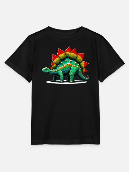 Dinosaurier - Stanley/Stella Kinder T-Shirt MINI CREATOR - Schwarz
