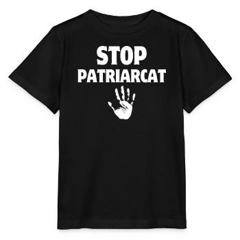 Stop patriarchy, women's rights - Stanley/Stella MINI CREATOR Kids’ T-Shirt - black - Front - Mikhail (115cm)