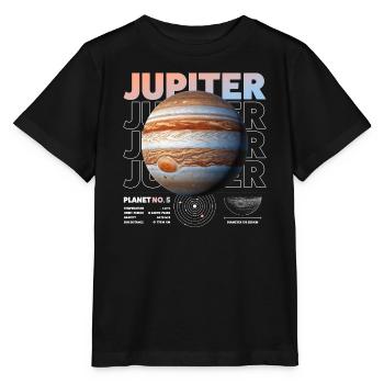 Jupiter details - Stanley/Stella Kinder T-Shirt MINI CREATOR  - Schwarz - Vorne - Mikhail (115cm)