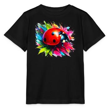 Coccinelle - T-shirt bio MINI CREATOR Stanley/Stella Enfant - noir - Devant - Mikhail (115cm)