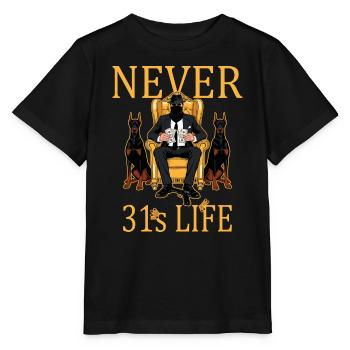 Niemals 31ER - Stanley/Stella Kinder T-Shirt MINI CREATOR  - Schwarz - Vorne - Mikhail (115cm)