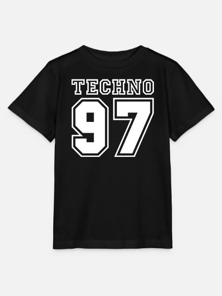 TECHNO 97 - Stanley/Stella Kinder T-Shirt MINI CREATOR - Schwarz