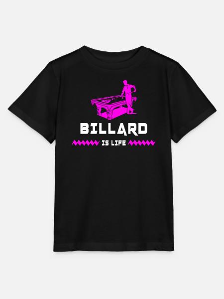 Billard ist Leben - Stanley/Stella Kinder T-Shirt MINI CREATOR  - Schwarz