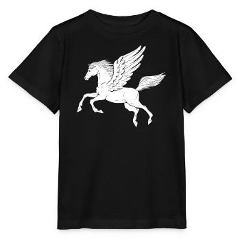 Pegasus - Stanley/Stella Kinder T-Shirt MINI CREATOR  - Schwarz - Vorne - Mikhail (115cm)