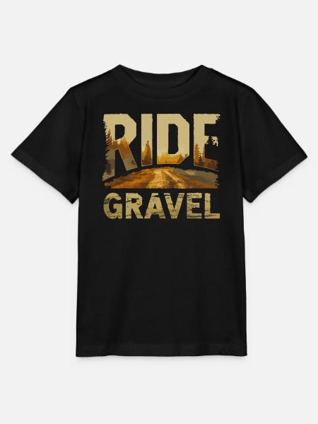 Gravel Sunset fahren - Stanley/Stella Kinder T-Shirt MINI CREATOR  - Schwarz