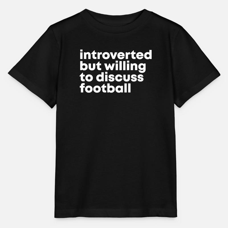 fodbold - Stanley/Stella T-shirt MINI CREATOR til børn - sort