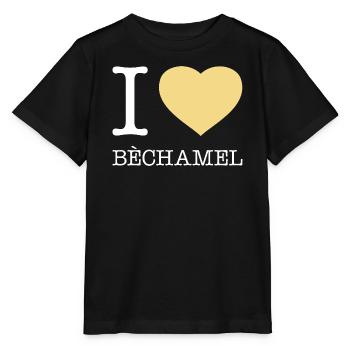J’ADORE LA BÉCHAMEL - T-shirt bio MINI CREATOR Stanley/Stella Enfant - noir - Devant - Mikhail (115cm)