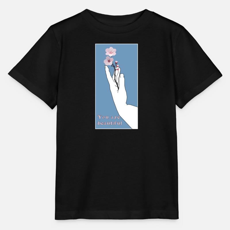 Tu es belle - T-shirt bio MINI CREATOR Stanley/Stella Enfant - noir