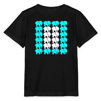 ELEPHANT - Stanley/Stella MINI CREATOR Kids’ T-Shirt - black - Front - Mikhail (115cm)