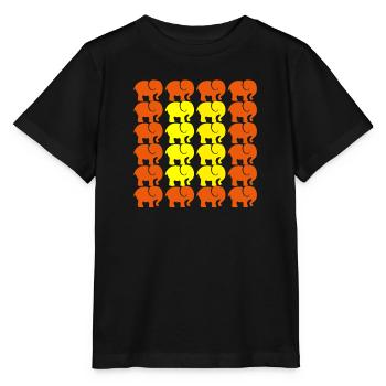 ELEPHANT - Stanley/Stella MINI CREATOR Kids’ T-Shirt - black - Front - Mikhail (115cm)
