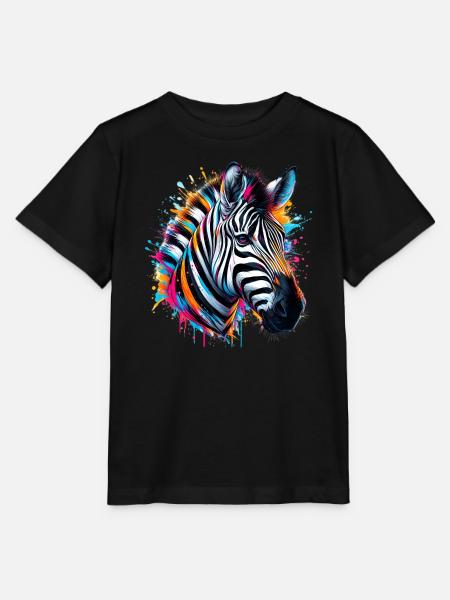 Zebra - Stanley/Stella Kinder T-Shirt MINI CREATOR - Schwarz