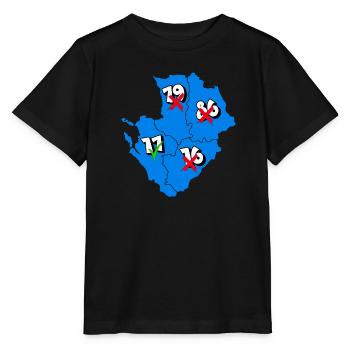 Région Poitou-Charentes - T-shirt bio MINI CREATOR Stanley/Stella Enfant - noir - Devant - Mikhail (115cm)