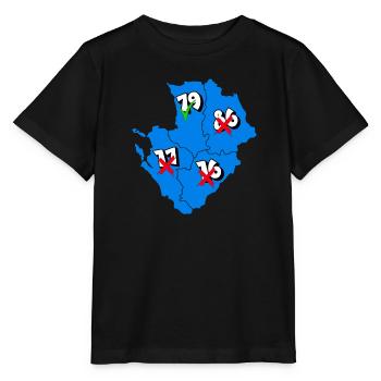 Région Poitou-Charentes - T-shirt bio MINI CREATOR Stanley/Stella Enfant - noir - Devant - Mikhail (115cm)