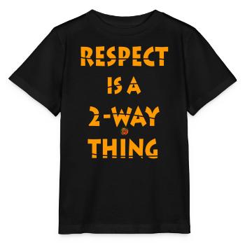 Respect is a Two-Way Concept Design - Stanley/Stella MINI CREATOR Kids’ T-Shirt - black - Front - Mikhail (115cm)