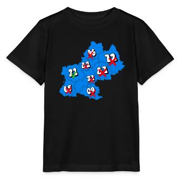 Midi-Pyrénées Region - Stanley/Stella MINI CREATOR Kids’ T-Shirt - black - Front - Mikhail (115cm)